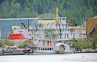 Vintage Sternwheeler Editorial Stock Photo