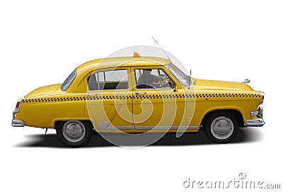 Vintage taxi cab Stock Photo