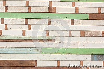 Vintage teak wood wall background. Stock Photo