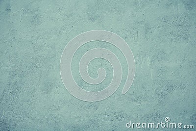 Vintage teal background image of plastered wall Stock Photo