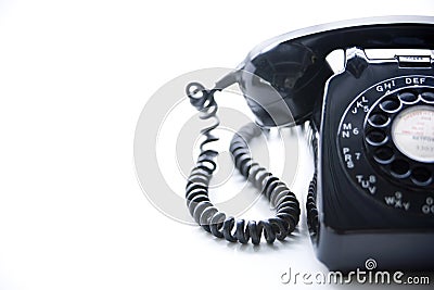 Vintage Telephone Stock Photo