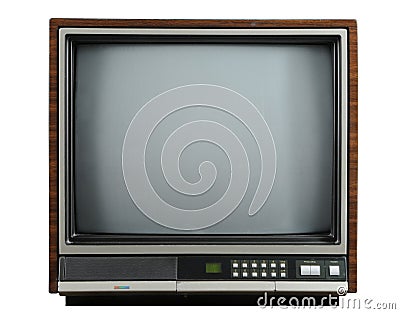 Vintage television Stock Photo