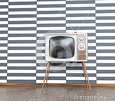 Vintage television Stock Photo