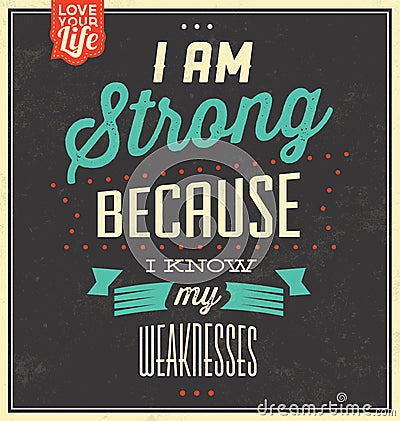 Vintage Template - Retro Design - Quote Typographic Background Vector Illustration