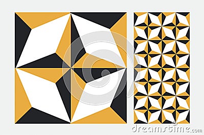 Vintage tile Vector Illustration