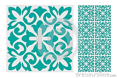 Vintage tile Vector Illustration