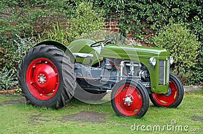 Vintage tractor Stock Photo