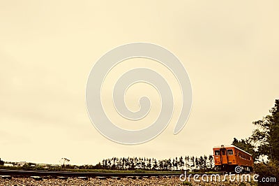 Vintage Train Stock Photo