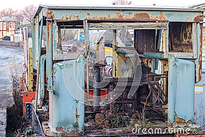 Vintage Train Wagon Stock Photo