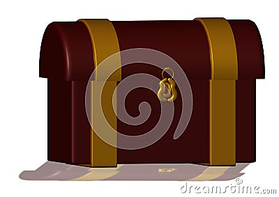 Vintage trunk Vector Illustration