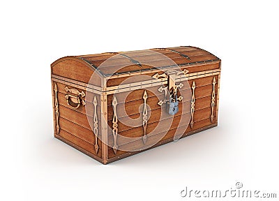 Vintage trunk Stock Photo