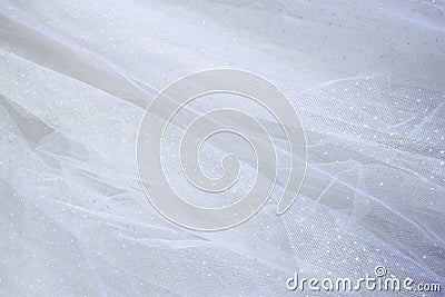 Vintage tulle chiffon texture background. wedding concept Stock Photo