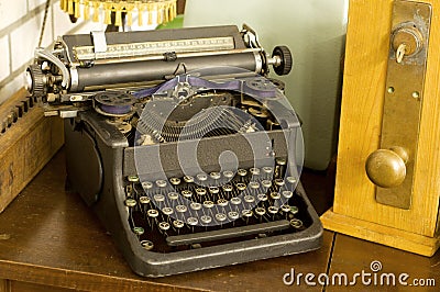 Vintage type writer Stock Photo