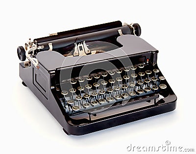 Vintage Typewriter Stock Photo