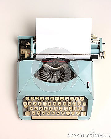 Vintage typewriter Stock Photo