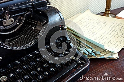 Vintage typewriter Stock Photo