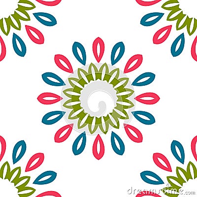 Vintage universal different seamless eastern patterns (tiling). Stock Photo