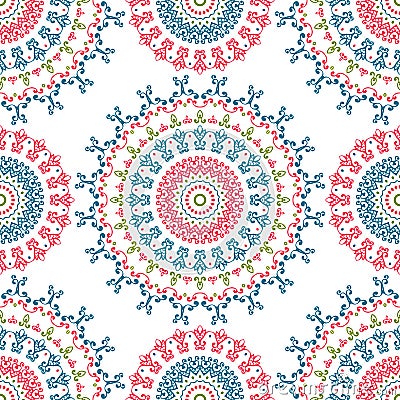 Vintage universal different seamless eastern patterns (tiling). Vector Illustration