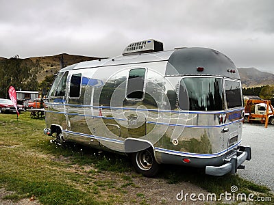 Vintage Vehicles, Airstream Camper, Motor Homes Editorial Stock Photo