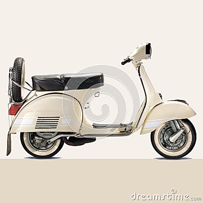 Vintage vespa Stock Photo