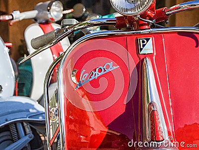 Vintage Vespa Piaggio Editorial Stock Photo