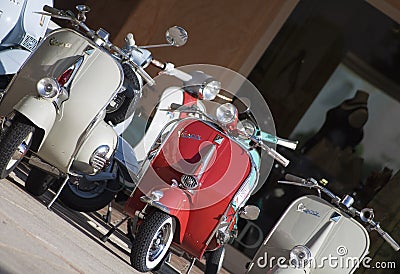 Vintage Vespa Piaggio Editorial Stock Photo