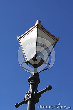 Vintage Victorian street lamp Stock Photo