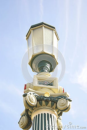 Vintage Victorian street lamp in Rochester, England Stock Photo