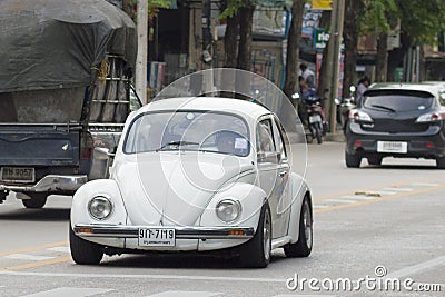 Vintage volkswagen beetle Editorial Stock Photo