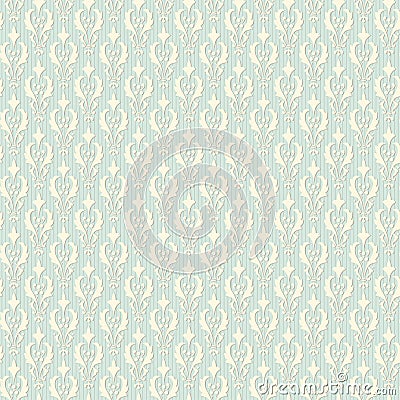 Vintage wallpaper. Delicate veil-like pattern. Vector Illustration