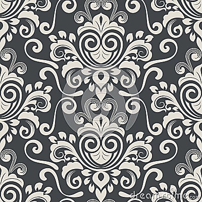 Vintage wallpaper pattern Vector Illustration