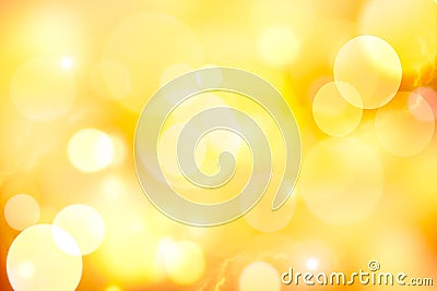 Vintage yellow bokeh abstract background. Stock Photo