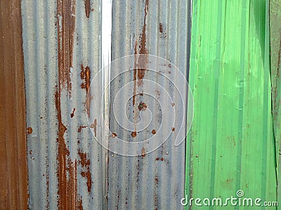 Vintage zinc rust for background or texture Stock Photo