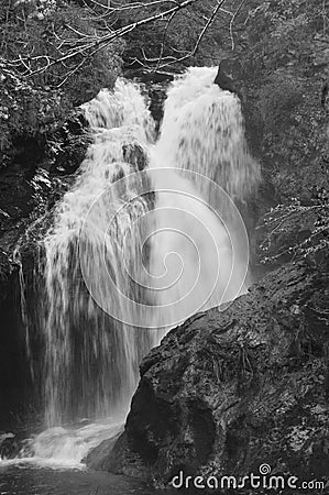 Sum Falls at Vintgar Gorge, Slovenia Stock Photo