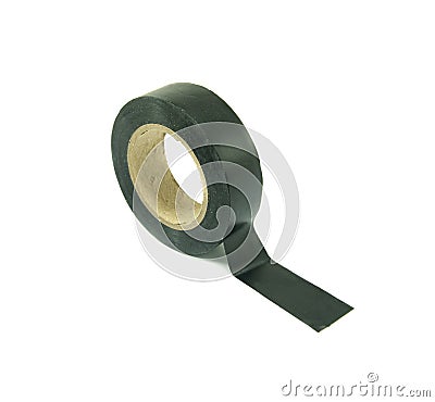 Vinyl electrical tape on white background Stock Photo