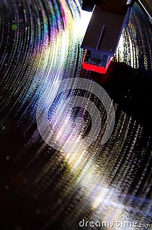 Vinyl record Stock Photo