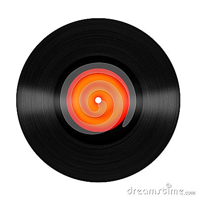 Vinyl Record Stock Photo