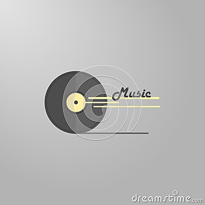 Vinyl record Vector Illustration