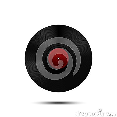 Vinyl record icon Stock Photo