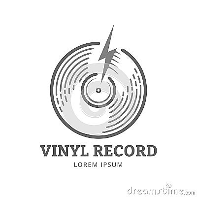 Vinyl record Vector Illustration