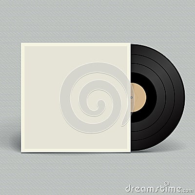 Vinyl Record Vector Illustration