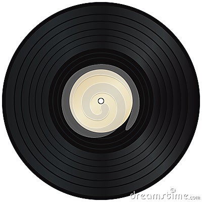 Vinyl record. Vector Illustration