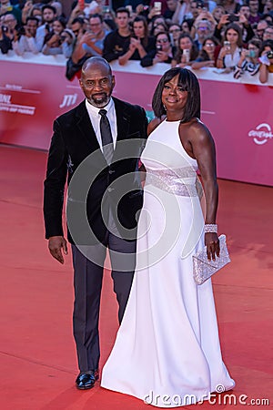 Viola Davis on the red carpet of the 14th Rome Film Festival Editorial Stock Photo