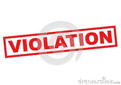 VIOLATION Stock Photo