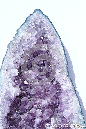 Violet crystal Stock Photo
