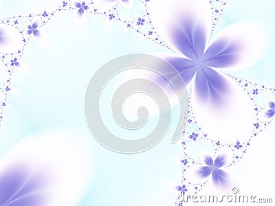 Violet flowers Stock Photo