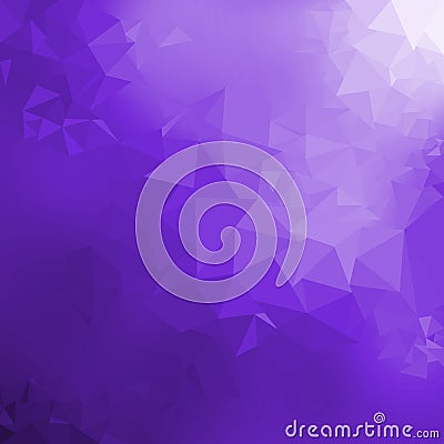 Violet gradient low poly triangles shape abstract background illustration, trendy dynamic design background Cartoon Illustration