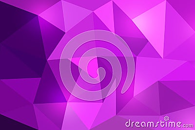 Violet Polygonal Texture for Abstract Background Stock Photo