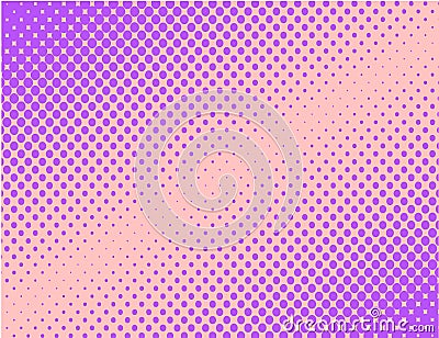 Violet pop art comic halftone background vector Vector Illustration