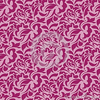 Violet seamless wallpaper pattern Vector Illustration